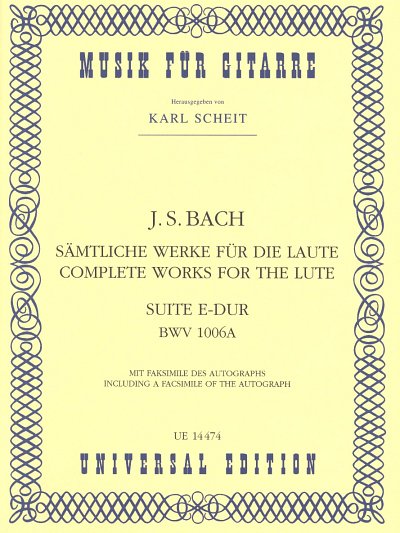 J.S. Bach: Suite BWV 1006a , Git