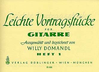 Domandl Willy: Leichte Vortragsstücke für Gitarre (1953)