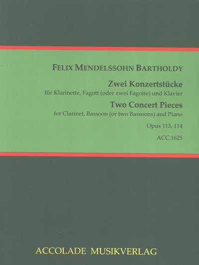 F. Mendelssohn Barth: Zwei Konzertstuecke op. 113  (KlaPa+St