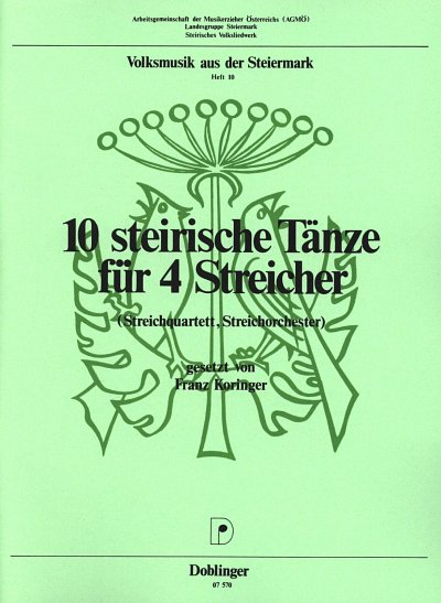 F. Koringer: 10 Steirische Taenze Volksmusik Aus Der Steierm