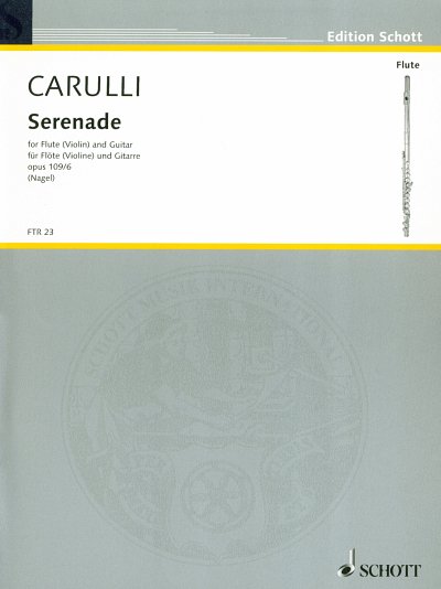 F. Carulli: Serenade op. 109/6, FlGit (St)