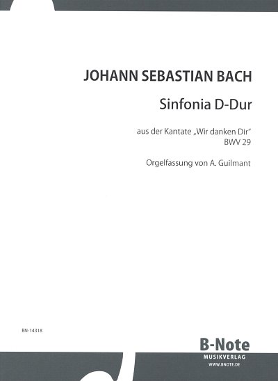 J.S. Bach: Sinfonia D-Dur, Org