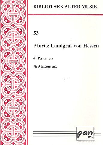Hessen Moritz Landgraf Von: 4 Pavanen Bam 53 Bibliothek Alte