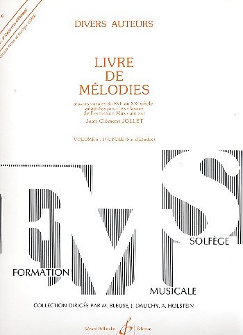 J. Jollet: Livre De Melodies Volume 6