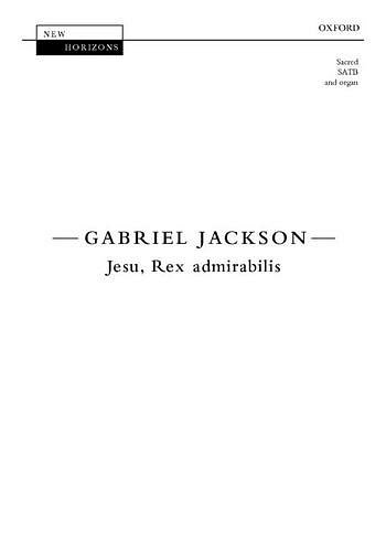 G. Jackson: Jesu, Rex Admirabilis