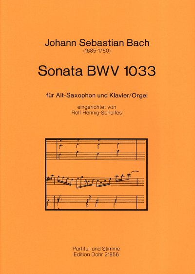 J.S. Bach: Sonata BWV 1033 (PaSt)
