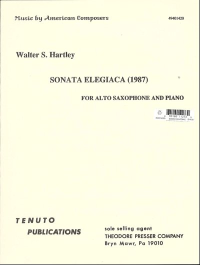 H. Walter: Sonata Elegiaca (1987), Asax