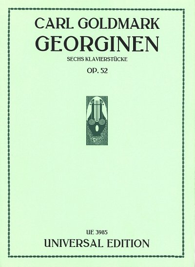 C. Goldmark: Georginen op. 52 
