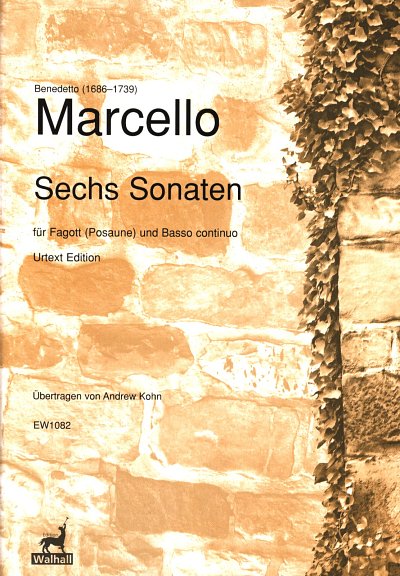 B. Marcello: Sechs Sonaten, Fag/PosBc (KlavpaSt)