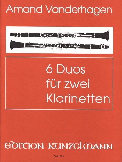 A. Vanderhagen: Sechs Duos, 2Klar (St)