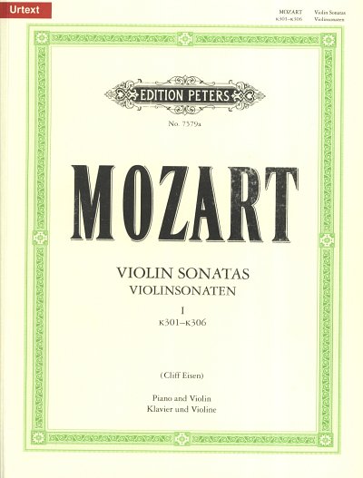 W.A. Mozart: Violinsonaten 1, VlKlav (KlavpaSt)