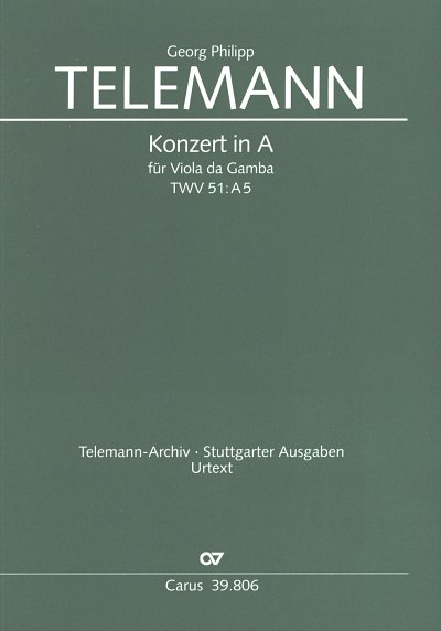 G.P. Telemann: Konzert in A-Dur TWV 51:A5, Vdg2VlnBc (Part)
