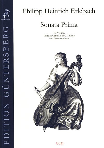 P.H. Erlebach: Sonata Prima D-Dur, VlVdgBc (Pa+St)