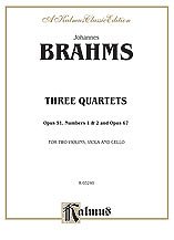 DL: Brahms: Three String Quartets, Op. 51, Nos. 1 & 2, Op. 6