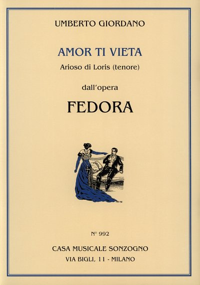 U. Giordano: Fedora: Amor Ti Vieta (T), GesTeKlav (Bu)