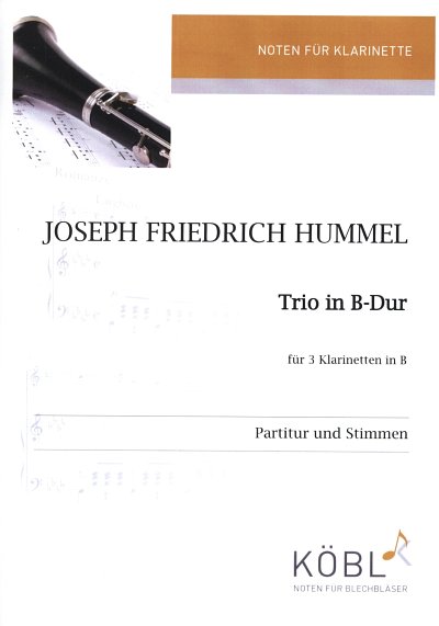 Hummel Joseph Friedrich: Trio B-Dur