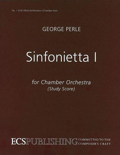 DL: G. Perle: Sinfonietta No. 1, Kamo (Part.)