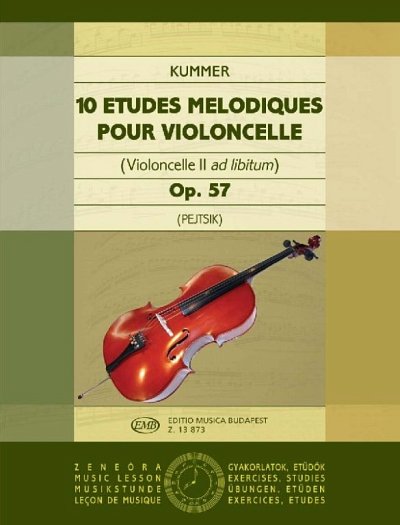 F.A. Kummer: 10 études mélodiques op. 57 (Violoncello II, Vc