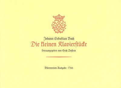 J.S. Bach: Die kleinen Klavierstücke, Klav