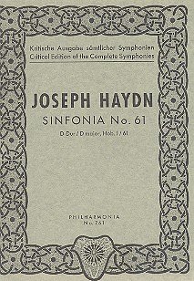 J. Haydn: Symphonie Nr. 61 Hob. I:61 