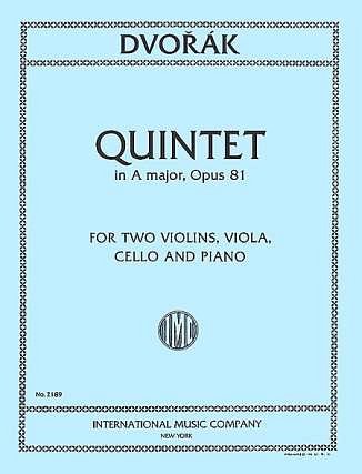 A. Dvo_ák: Piano Quintet A major op. 81 (Bu)