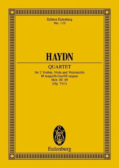 J. Haydn: Quatour à cordes Sib majeur