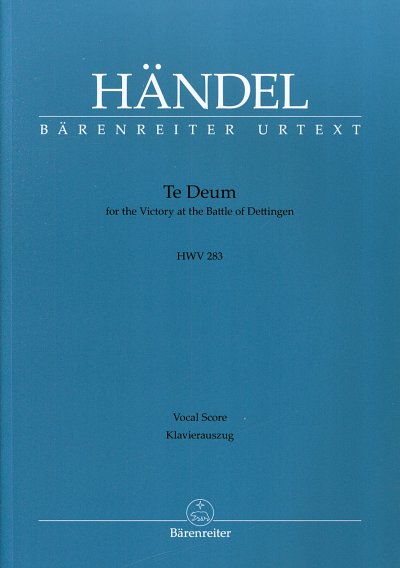 AQ: G.F. Händel: Te Deum for the Victory at t, 3Ge (B-Ware)