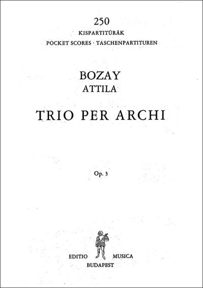A. Bozay: String Trio Op. 3