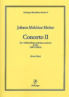 J.M. Molter: Concerto 2 B-Dur Mwv 8/19 Haslinger Blockfloete