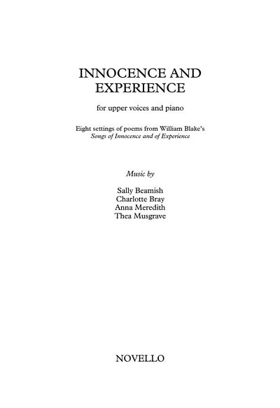 S. Beamish: Innocence And Experience, Ch2Klav (KA)