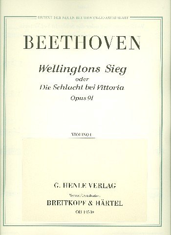 L. v. Beethoven: Wellingtons Sieg Oder Die Schlacht Bei Vitt