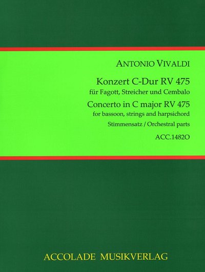 A. Vivaldi: Konzert C-Dur Rv 475, FagStrBc (Stsatz)