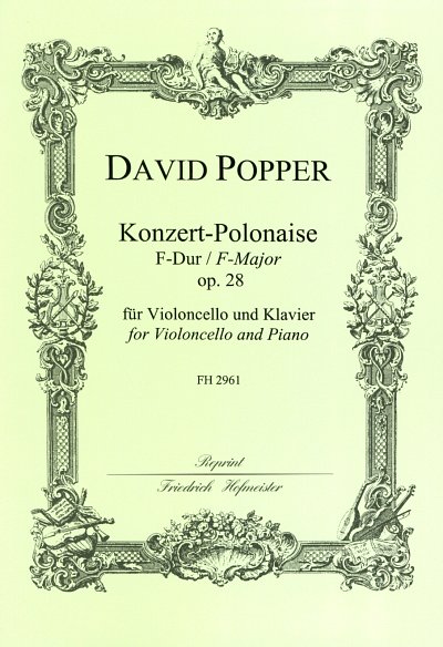 D. Popper: Konzert-Polonaise F-Dur op. 28, VcKlav (Pa+St)