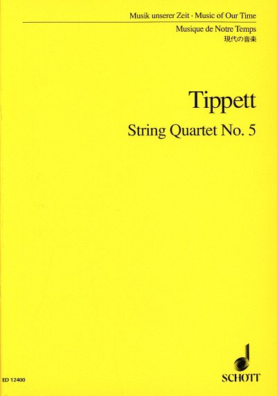 M. Tippett: String Quartet No. 5 , 2VlVaVc (Stp)