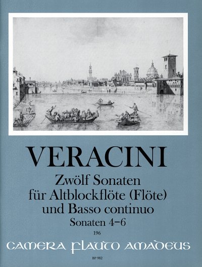 F.M. Veracini: Zwölf Sonaten: Sonaten 4, Ablf/FlVlBC (Pa+St)