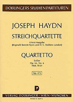 J. Haydn: Quartett Es-Dur Op 64/6 Hob 3:64