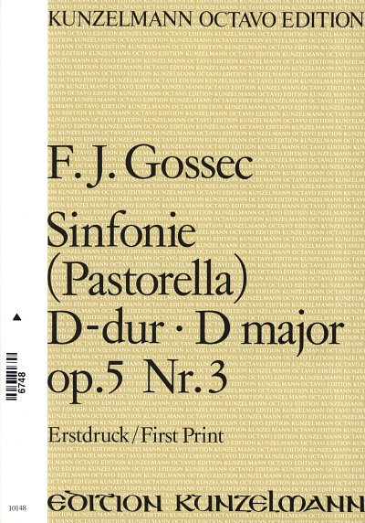 F.-J. Gossec: Sinfonie (Pastorella) D-Dur op. , Kamo (Part.)
