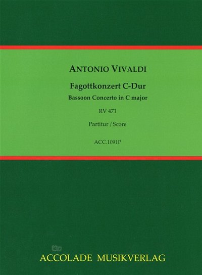 A. Vivaldi: Konzert C-Dur Rv 471, FagStrBc (Part.)
