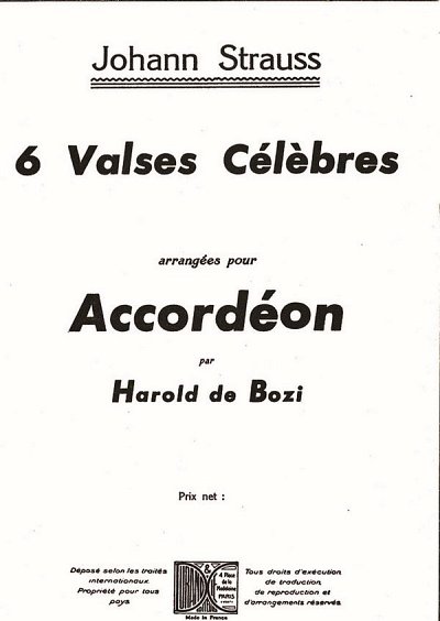 6 Valses Accordeon , Akk (Part.)