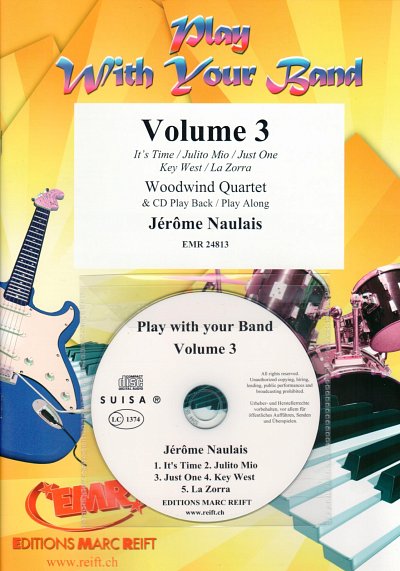 J. Naulais: Play With Your Band Volume 3, 4Hbl (+CD)