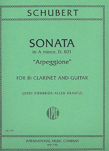 F. Schubert: Sonata La M Arpeggione Cl E Chit, Klar
