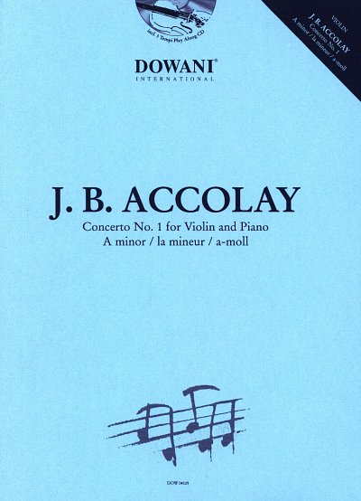 J.-B. Accolay: Konzert Nr. 1 in a-Moll, VlKlav (KAStCD)