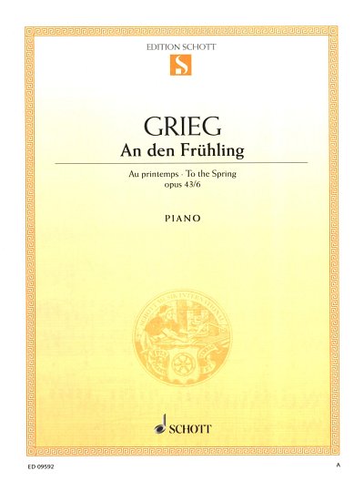 E. Grieg: An den Frühling op. 43/6 , Klav