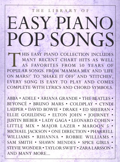 The Library of Easy Piano Pop Songs, Klav (SB)
