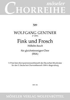 Gentner W.: Fink + Frosch (Busch)