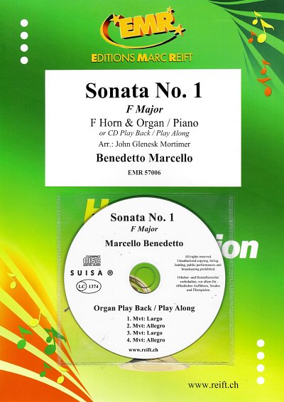 B. Marcello: Sonata No. 1, HrnOrg/Klav (+CD)