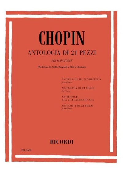 F. Chopin: Antologia Di 21 Pezzi, Klav
