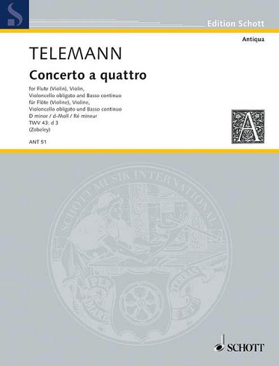 G.P. Telemann: Concerto a quattro