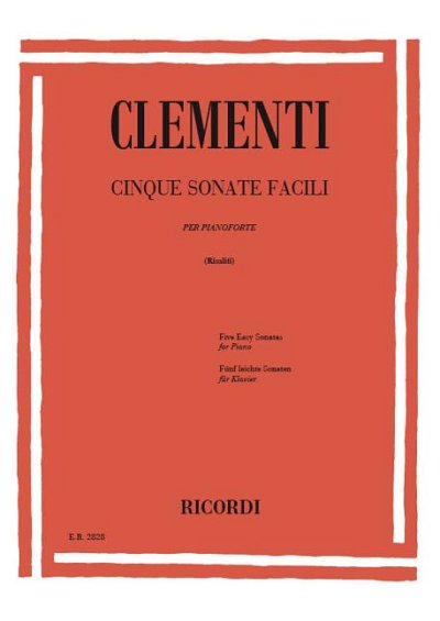 M. Clementi: 5 Sonate Facili, Klav