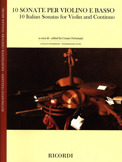 C. Fertonani: 10 Sonate per violino e basso, VlBc (KlavpaSt)